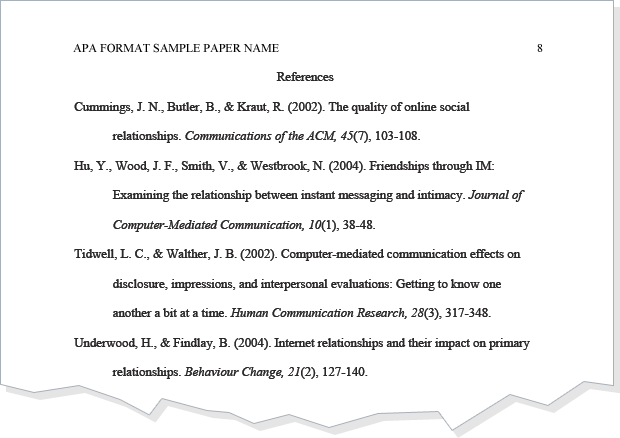 apa format paper generator